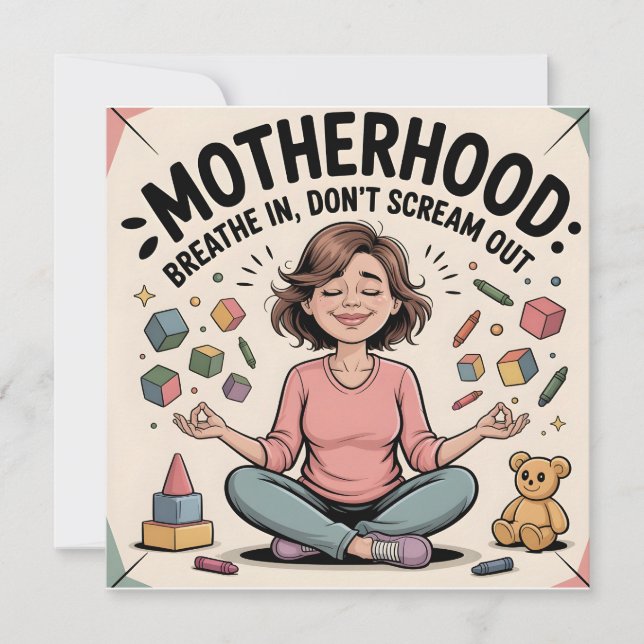 Motherhood Breathe In Calm Art (Voorkant)
