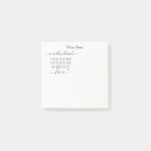 Motherhood Crazy Loud Love Persoonlijk Post-it® Notes (Voorkant)