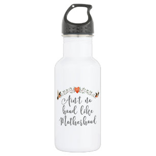 Motherhood Funny Quote voor nieuwe moeder Waterfles