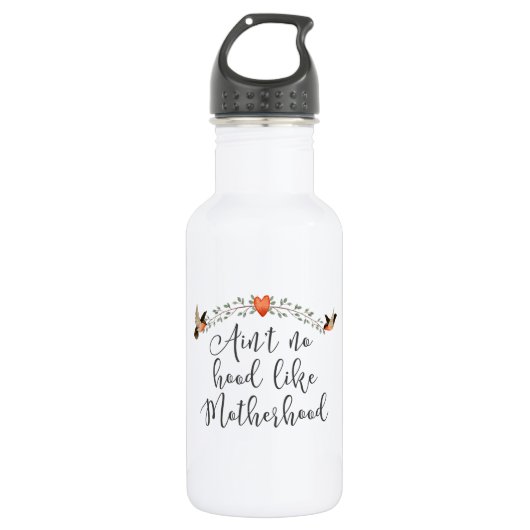 Motherhood Funny Quote voor nieuwe moeder Waterfles (Voorkant)