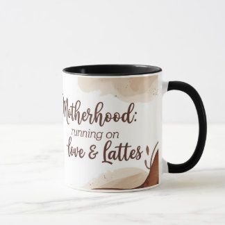 Motherhood Love & Lattes Coffee Mok