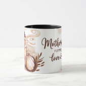 Motherhood Love & Lattes Coffee Mok (Midden)