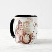 Motherhood Love & Lattes Coffee Mok (Voorkant links)