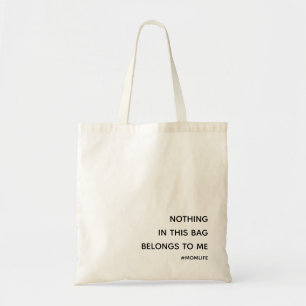 Motherhood Moderne Minimalistische Leuke Slogan -  Tote Bag
