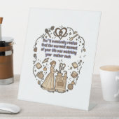 Motherhood Reclamebord Met Voetstuk (Insitu)