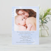 Mothering Pensioen Baby shower Foto Uitnodiging (Staand voorkant)