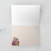 Mothering Sunday Moeder Mam Cute Beer Hugs Kaart (Binnen)