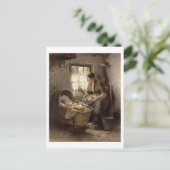 Motherly Affection (olie op canvas) Briefkaart (Staand voorkant)