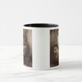 Motherly Affection (olie op canvas) Mok (Midden)