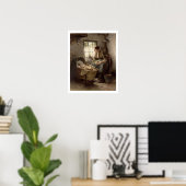Motherly Affection (olie op canvas) Poster (Thuiskantoor)