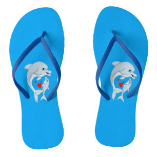 Motherly Dolphin Love Teenslippers