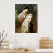 Motherly Love Bouguereau Fine Art Poster (Keuken)