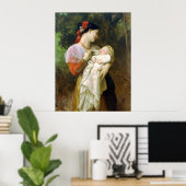 Motherly Love Bouguereau Fine Art Poster (Thuiskantoor)