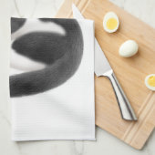 Motherly Love Cats Kitchen Towel Theedoek (Quarter Fold)