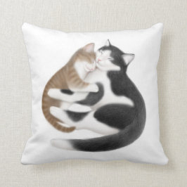 Motherly Love Cats Pillow Kussen