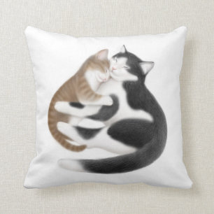 Motherly Love Cats Pillow Kussen