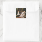 Motherly Love Vierkante Sticker (Tas)