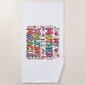 Mothers Are Angels Who Lift Us When Our Wings Strandlaken (Voorkant)