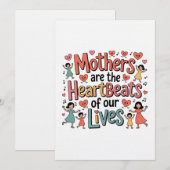 Mothers Are The Heartbeats Of Our Lives Kaart (Voorkant / Achterkant)