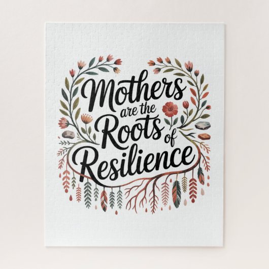 Mothers Are The Roots Of Resilience Legpuzzel (Verticaal)