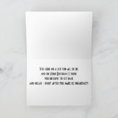 MOTHER'S BIRTHDAY ADVICE FOR BIRTHDAY KAART (Binnen)