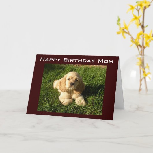 MOTHER'S BIRTHDAY ADVICE FOR BIRTHDAY KAART (Gele Bloem)