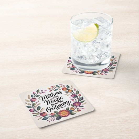 Mothers Create Magic From The Ordinary Kartonnen Onderzetters (Insitu)