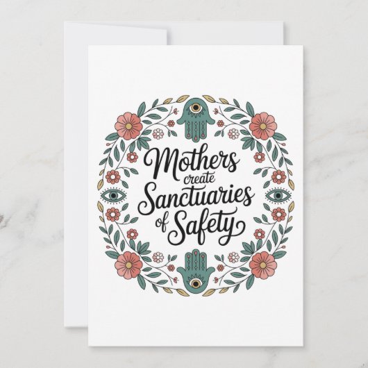 Mothers Create Sanctuaries Of Safety Kaart (Voorkant)
