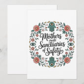 Mothers Create Sanctuaries Of Safety Kaart (Voorkant / Achterkant)