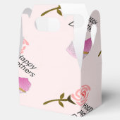 Mothers cup cake roze bedankdoosjes (Geopend)