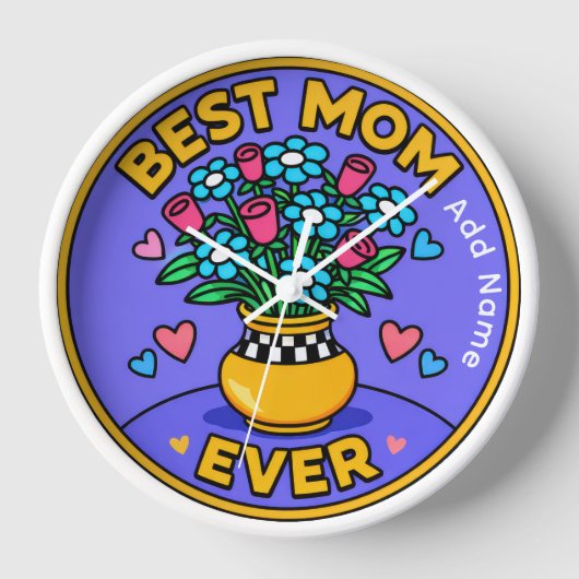 Mother's Day 10" Round Wall Clock (Voorkant)