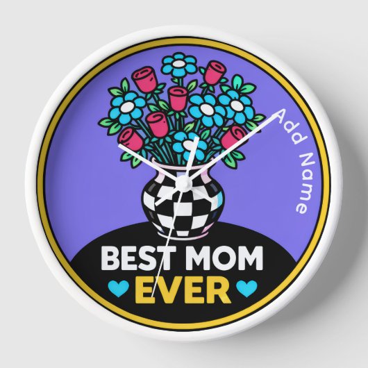 Mother's Day 10" Round Wall Clock (Voorkant)