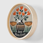 Mother's Day 10" Round Wall Clock (Hoek)