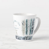 Mother's Day 2026 Brush Strokes Wildflowers Latte Mok (Rechterhoek)