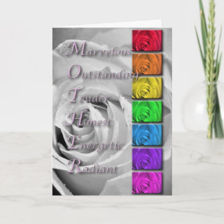 Mother's Day Acronym Kaart