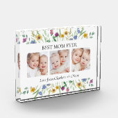 Mother's Day Best Mom Ever Floral Fotoblokken (Links)