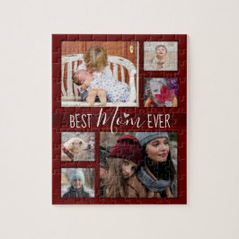 Mother's Day Best Mom Ever Mulit Foto Legpuzzel