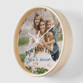 Mother's day best mum wall clock  (Hoek)