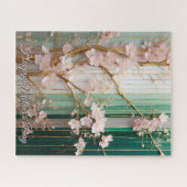  Mother's Day Blooming Cherry Blossoms Wall  Legpuzzel (Horizontaal)