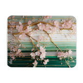  Mother's Day Blooming Cherry Blossoms Wall  Magneet (Horizontaal)
