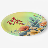 Mother's Day Boho Flowers Clipart-61983 Keychain Papieren Bordje (Gekanteld)