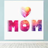 mothers day canvas afdruk (Insitu (Houten vloer))