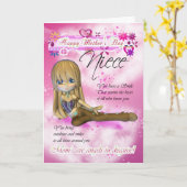 Mother's Day Card, Moonies Cutie Pie collection Kaart (Gele Bloem)