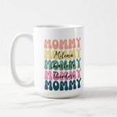 Mother's day coffee mug, personalized children's  koffiemok (Links)