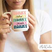 Mother's day coffee mug, personalized children's  koffiemok