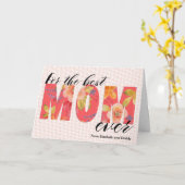 Mother's Day Contemporary Greeting Card Kaart (Gele Bloem)