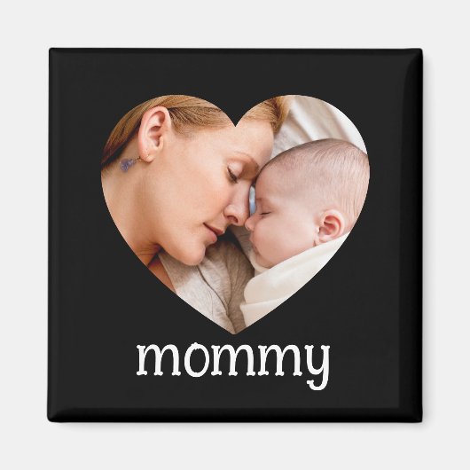 mothers day  cute heart photo  magneet (Voorkant)