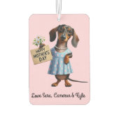 Mother's Day Dachshund Luchtverfrisser (Achterkant)