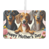Mother's Day Dachshund Luchtverfrisser (Achterkant)