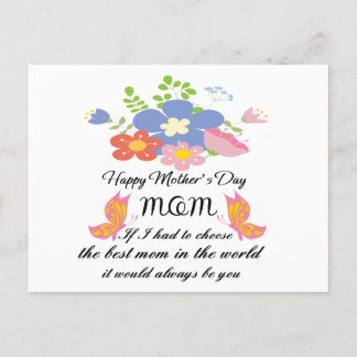 Mother's day feestdagenkaart